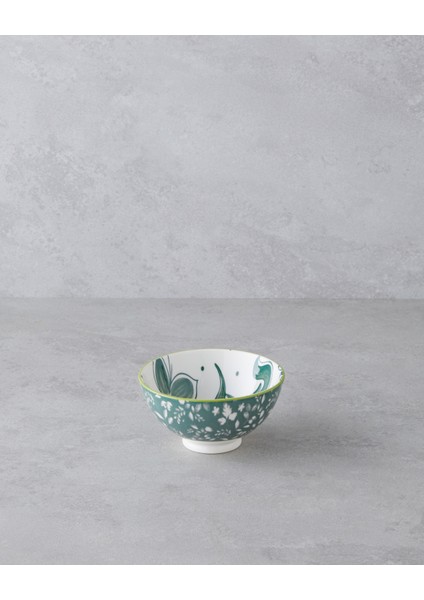 Plantopia Porselen Çerezlik 11 cm Yeşil