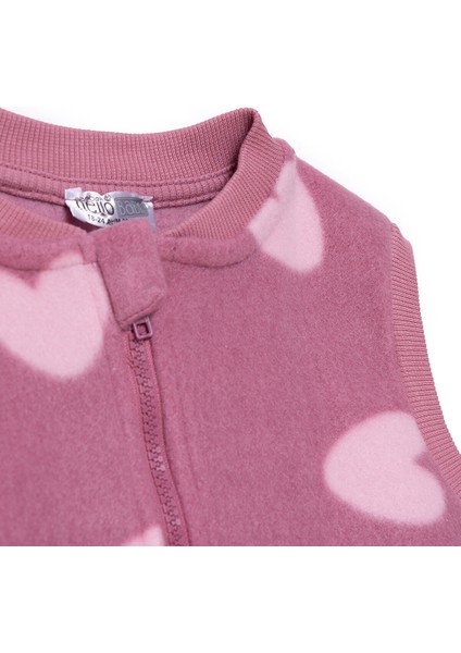 Kız Bebek Polar Yelek Atlet Kol modelleri