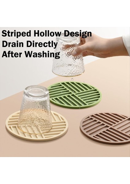 6 Kalınlaştırılmış Pot Tutucu Pad 1 Altın Üçgen Tutucu Mutfak Için Slip Pedleri Sıçır Saksı Restoran Seramik Bardak (Yurt Dışından) fiyatları