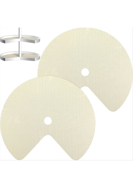 2pcs Tembel Raf Astar Daire Mutfak Astarları Yapışkan Olmayan Dolap Astarları Çekmeceli Kiler Için Kaymaz Buzdolabı Paspasları 31 Inç-A (Yurt Dışından)