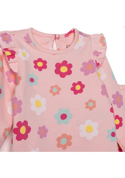 Kız Bebek Yenidoğan Sweatshirt-Patiksiz Interlok Bisiklet Yaka Uzun Kol Patiksiz modelleri