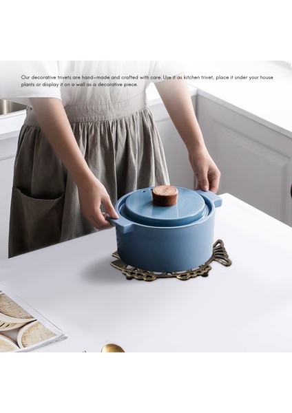 Dökme Demir Balık Trivet 7 5X6INCH Dekoratif Vintage Desen Tencere ve Kauçuk Ayaklar ile Sıcak Yemekler (Yurt Dışından) fırsatları