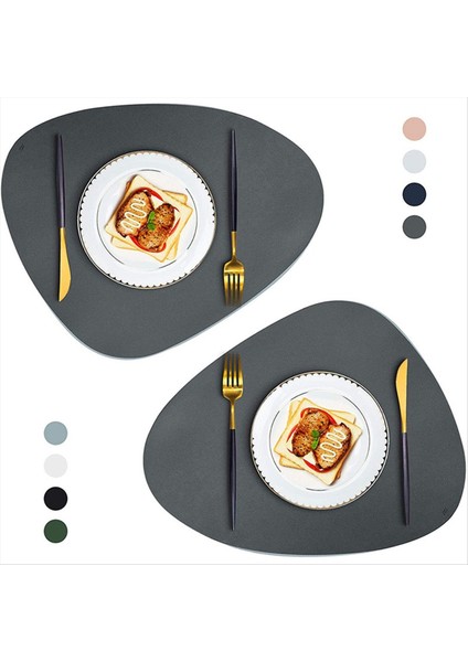 4 Adet Sofra Su Geçirmez Kalemsiz Coaster Deri Yer Mutfak Aksesuarları Pembe Için 4pcs Placemats (Yurt Dışından) indirimleri