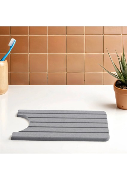 Mutfak Lavabosu Için Musluk Paspası Musluk Paspası Mutfak Tezgahı Için Kurutma Paspası Mutfak Lavabosu Sıçrama Koruyucusu Kurutma Mat 40X10CM (Yurt Dışından) fırsatları