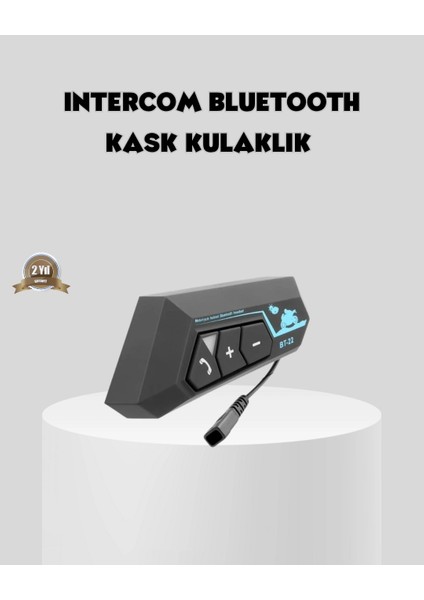 Bfs BT22 Kask Içi Bluetooth Kulaklık Hızlı Eşleşme ve Gürültü Önleyici Mikrofon