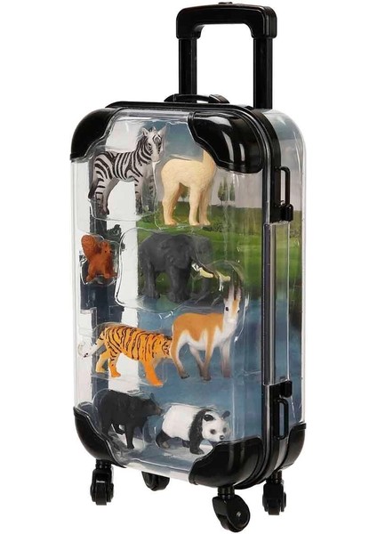 5003 Sun-Yfn-Figür Hayvan Set Valizli 8prç 2A 6d