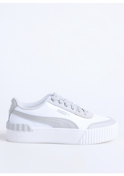 37303119 Carina Lift Puma White-Har Beyaz - Gri Kadın Lifestyle Ayakkabı