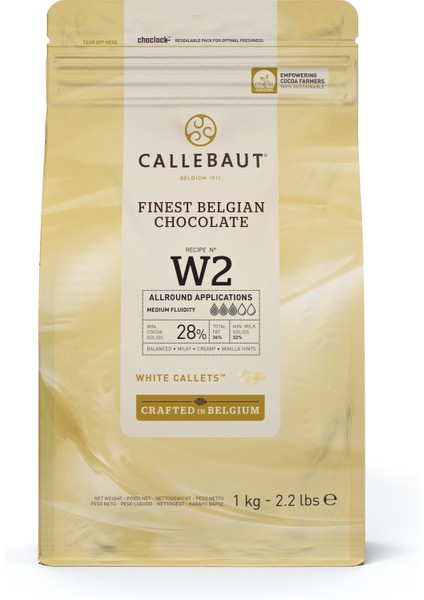 Beyaz Damla Kuvertür Çikolata 1 kg