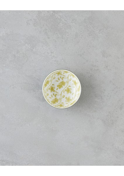 Plantopia Porselen Çerezlik 9 cm Beyaz - Yeşil fiyatları