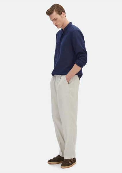 Lacivert Düz Regular Fit Dokuma Casual %100 Pamuk Gömlek modelleri