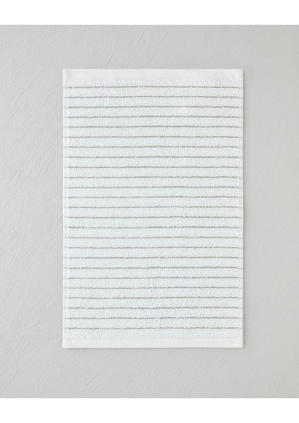 Soft Stripe Pamuk El Havlusu 30X45 cm Fildişi