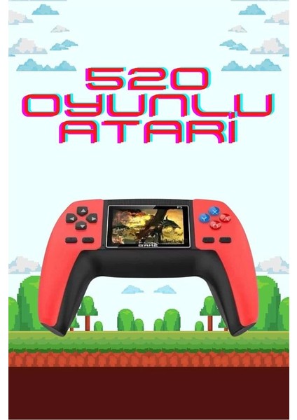 Bfs 520 Retro Oyunlu El Konsolu Atari Oyun Konsolu Taşınabilir fiyatları