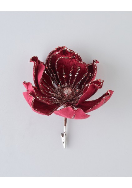 Aura Tek Dal Yapay Çiçek 25 cm Kırmızı