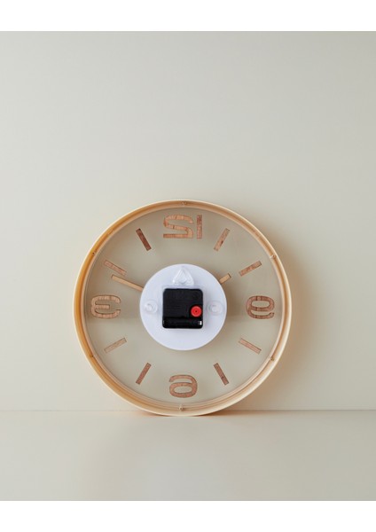 Cara Duvar Saati 30 cm Krem modelleri