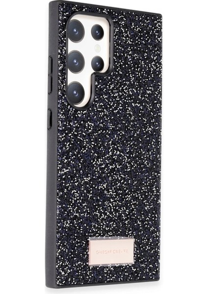 Onegif Samsung Galaxy S23 Ultra Bright Simli Kapak - Siyah (K95) fiyatları