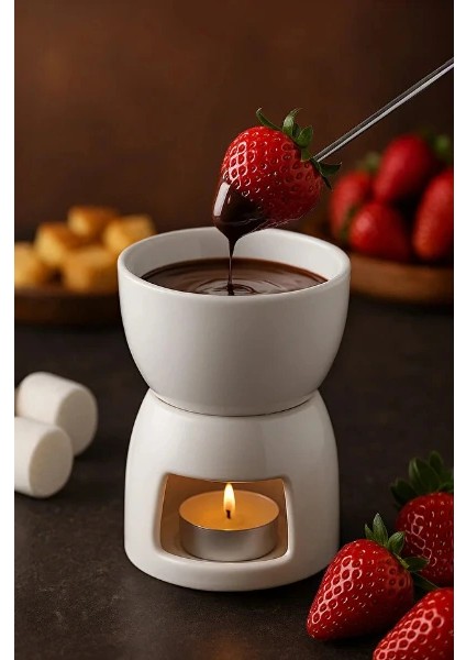 Porselen Fondü Seti