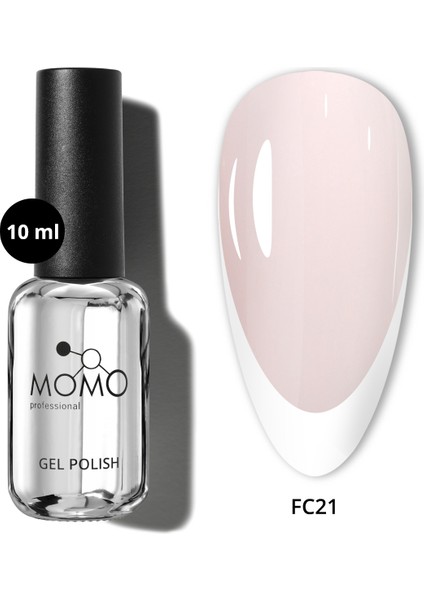 French Cover Rubber Base Coat Fc21, Pudra Rakı Beyazı 10 Ml