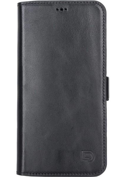 Apple iPhone 13 Pro Max Uyumlu Deri Cüzdanlı Kılıf Siyah fırsatları