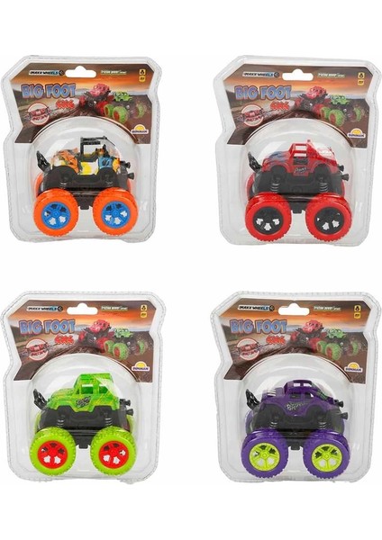 Maxx Wheels Big Foot 4x4 Sürtmeli Araba -86841 - 1 Adet Stokta Olan Gönderilir