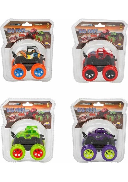 Maxx Wheels Big Foot 4x4 Sürtmeli Araba -86841 - 1 Adet Stokta Olan Gönderilir indirimleri