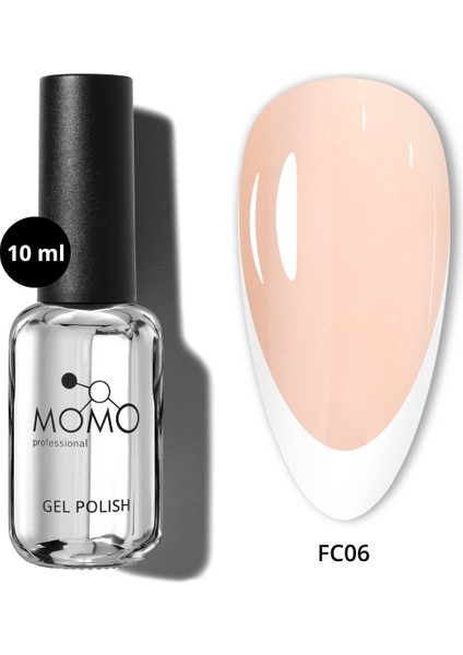 French Cover Rubber Base Coat FC06, Açık Bej 10 ml