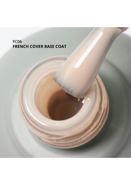 French Cover Rubber Base Coat FC06, Açık Bej 10 ml fiyatları