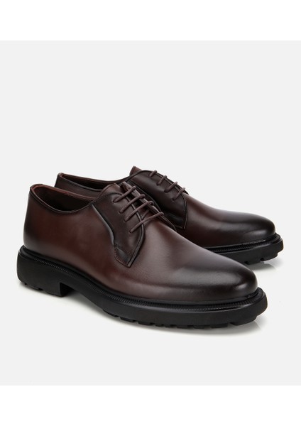 02AYH312090A480 ERKEK Deri Kahverengi Bağcıklı Günlük Ayakkabı fiyatları