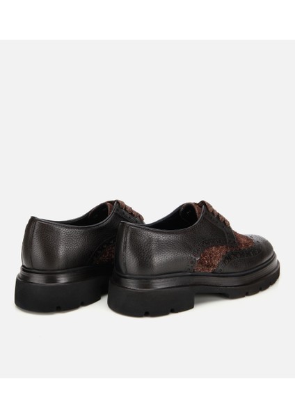 02AYH312350A480 ERKEK Deri Kahverengi Kırçıllı Yüksek Tabanlı Günlük Ayakkabı fırsatları