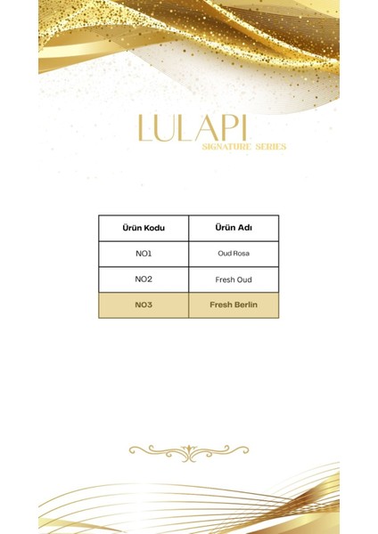 Signature Series Fresh Berlin No3 100 ml – Ferah, Kalıcı ve Modern Unisex Parfüm fırsatları