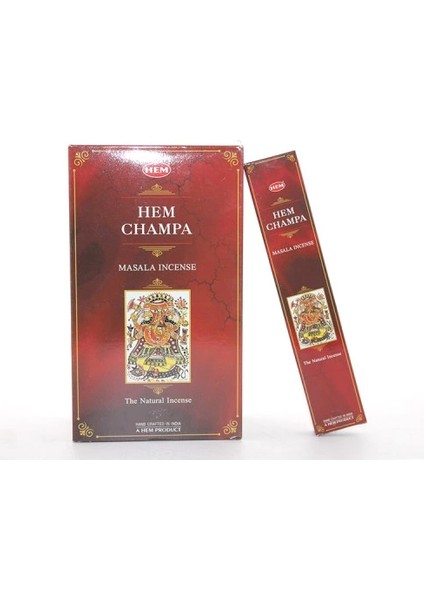 Hem Champa Masala Aromalı Çubuk Tütsü
