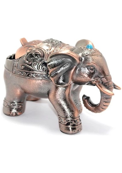 Metal Fil Figürlü Küllük Model 1