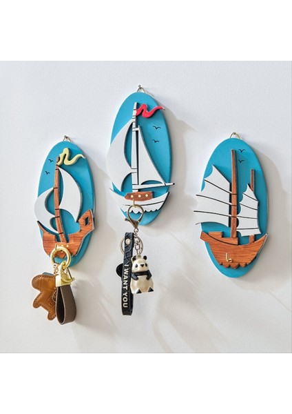 Mediterranean Dekoratif Kanca Duvar Asılı Şapka Rafı Giyim Mağazası Giriş Yolu Duvar Dekorasyon Duvar Anahtar Kanca (Yurt Dışından) fırsatları