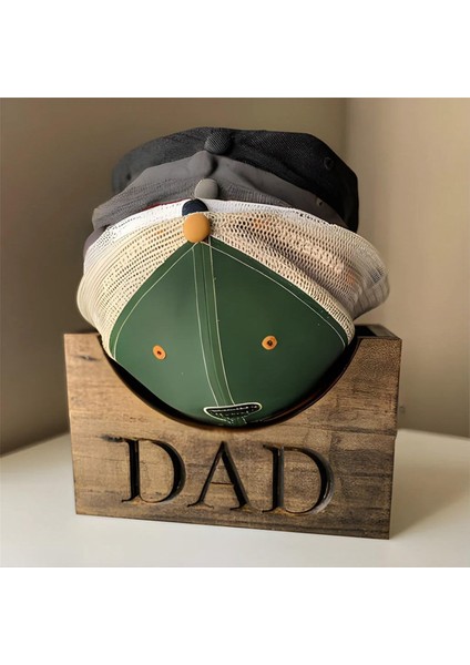 Ahşap Şapka Tutucu Baba Şapka Tutucu Organizatör Ahşap Kapak Sergileniyor Rustik Şapka Ekran Babalar Günü C Için (Yurt Dışından) modelleri