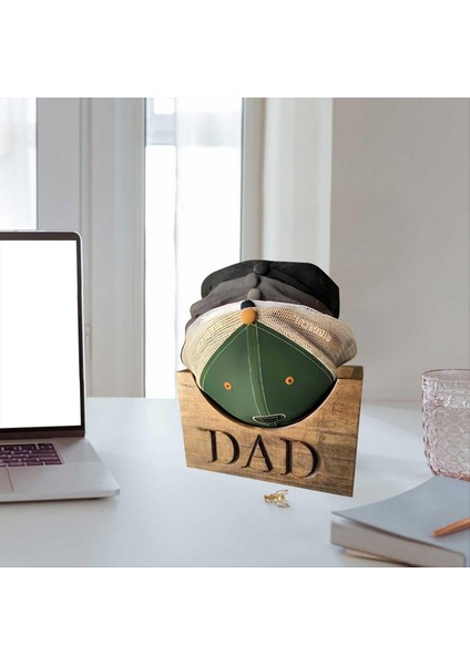 Ahşap Şapka Tutucu Baba Şapka Tutucu Organizatör Ahşap Kapak Sergileniyor Rustik Şapka Ekran Babalar Günü C Için (Yurt Dışından) fırsatları