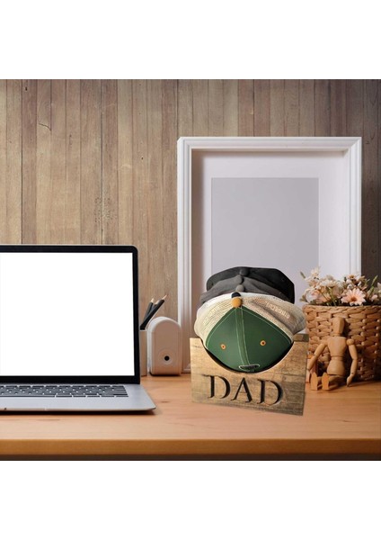 Ahşap Şapka Tutucu Baba Şapka Tutucu Organizatör Ahşap Kapak Sergileniyor Rustik Şapka Ekran Babalar Günü C Için (Yurt Dışından) indirimleri