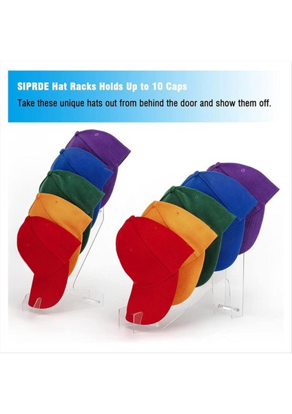 Beyzbol Şapkası Için Akrilik Şapka Rafı Duvar Montajı Veya Ayağa Kalkma Akrilik Şapka Ekranı ve Yatak Odası Dolap Şifoniyer Için Depolama (Yurt Dışından) indirimleri