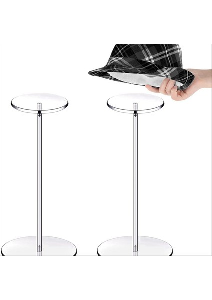 4 Set Akrilik Şapka Stand Açık Kaide Ekran Stand Beyzbol Şapkası Rafları Ekran Şapkası Için Yuvarlak Akrilik Yükselticiler (Yurt Dışından) modelleri
