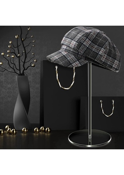 4 Set Akrilik Şapka Stand Açık Kaide Ekran Stand Beyzbol Şapkası Rafları Ekran Şapkası Için Yuvarlak Akrilik Yükselticiler (Yurt Dışından) fırsatları