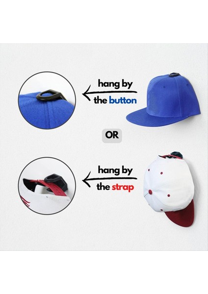 Beyzbol Kapakları Için Duvar Şapkası Rafı Için 22PCS Yapışkan Şapka Kancaları Minimalist Şapka Düzenleyici Duvar Kapısı Beyaz Için Tutucu (Yurt Dışından) fırsatları