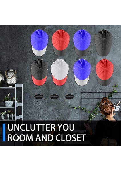 Beyzbol Kapakları Için Duvar Şapkası Rafı Için 22PCS Yapışkan Şapka Kancaları Minimalist Şapka Düzenleyici Duvar Kapısı Beyaz Için Tutucu (Yurt Dışından) indirimleri