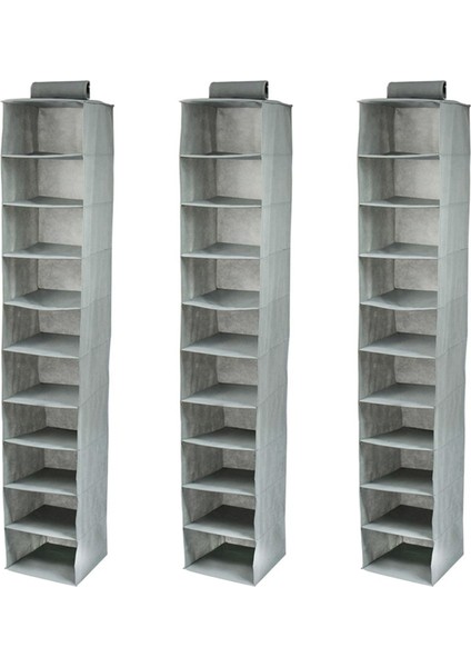 Şapka Rafı 10 Raf Asma Dolap Şapka Organizatörü Şapka Depolama Koruyucu Kapaklarınızı Koruyun ve Onları Mükemmel Durumda Tutun (3 Paket) (Yurt Dışından)