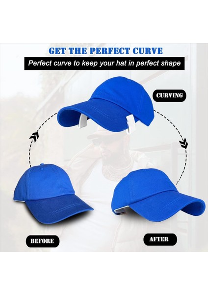 Şapka Bill Bender Şapka Brim Bender Şapka Kıvrımlı Bandı Kapaklar Için Ağzı Şekillendirici Şapka Boyutlandırma Azaltıcı Bant Beyaz 2pcs ile Geliyor (Yurt Dışından) modelleri