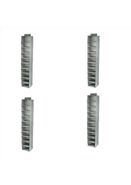 Şapka Rafı 10 Raf Asma Dolap Şapka Düzenleyici Şapka Depolama- Kapaklarınızı Koruyun ve Onları Mükemmel Durumda Tutun (4 Paket) (Yurt Dışından)