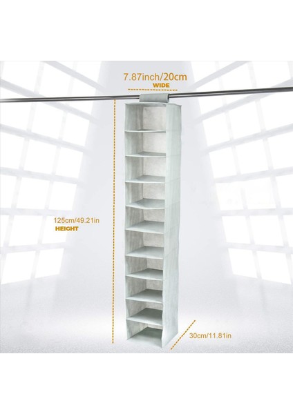 Şapka Rafı 10 Raf Asma Dolap Şapka Düzenleyici Şapka Depolama- Kapaklarınızı Koruyun ve Onları Mükemmel Durumda Tutun (4 Paket) (Yurt Dışından) fırsatları