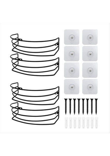 Duvar ve Kapı Için Şapka Rafı 4 Paket Metal Beyzbol Şapka Organizatörü Beyzbol Kapakları Için Şapka Depolama 40 Kapak Tutabilir (Yurt Dışından)