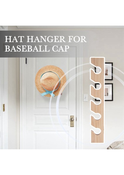 Beyzbol Şapkası Için Ahşap Şapka Askısı Ev Dekoru Alan Tasarruflu Ahşap Organizatör Ekran Raf Ahşap Renk (Yurt Dışından) fırsatları