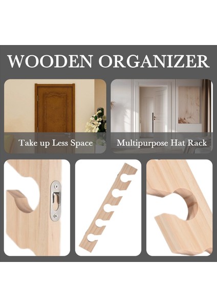 Beyzbol Şapkası Için Ahşap Şapka Askısı Ev Dekoru Alan Tasarruflu Ahşap Organizatör Ekran Raf Ahşap Renk (Yurt Dışından) indirimleri