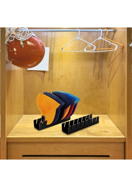 7 Delikli Beyzbol Şapkası Ekran Rafı Dayanıklı Açık Akrilik Şapka Tutucu Ev Için Dolap Depolama Organizasyonu Mağazalar Dekoratio (Yurt Dışından) fiyatları