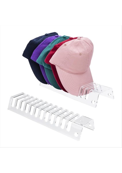 Beyzbol Kapağı Ekran Rafı Dayanıklı Açık Akrilik Şapka Tutucu Ev Dolap Depolama Organizatör Şapka Ekran Standı (Yurt Dışından) fiyatları