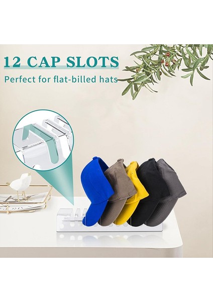 Beyzbol Kapağı Ekran Rafı Dayanıklı Açık Akrilik Şapka Tutucu Ev Dolap Depolama Organizatör Şapka Ekran Standı (Yurt Dışından) fırsatları